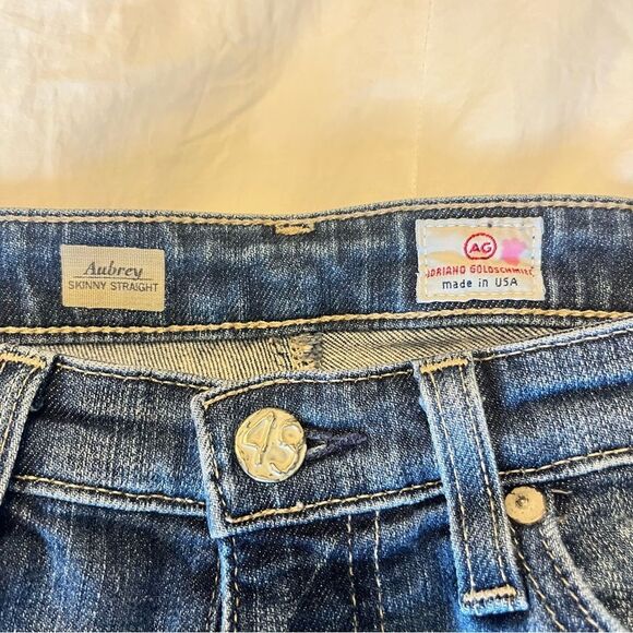 Adriano Goldschmied Womens Aubrey Skinny Straight Cotton Blue Size 26R - Picture 3 of 5